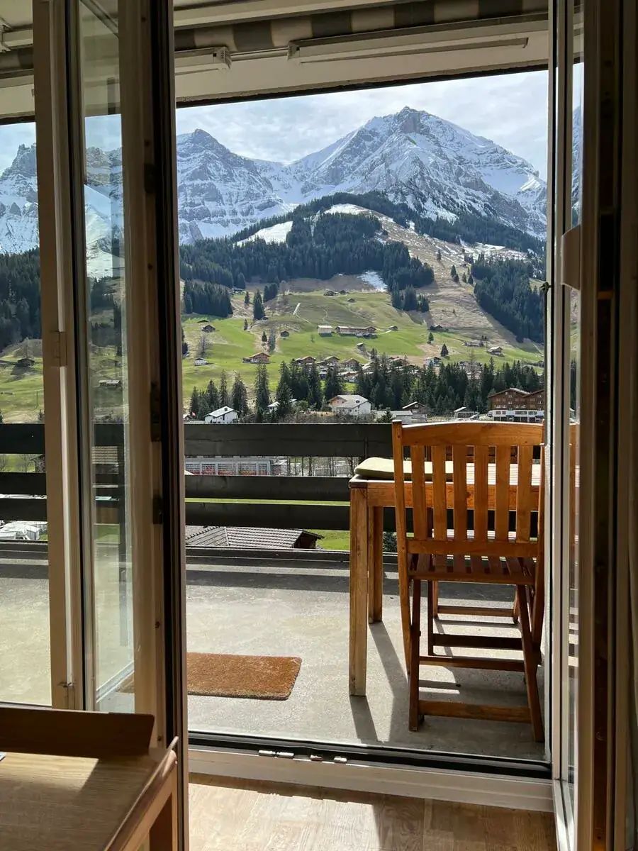 Bergblick von der Wohnung aus